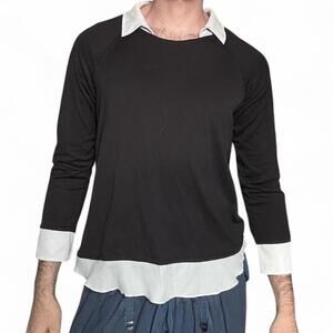 WOMEN PEBBLE AND STONE SIZE m LONGSLEEVE